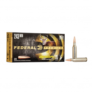 FEDERAL Premium 95Gr Berger Hybrid Hunter 20rd Box Rifle Ammo (P243BCH1)