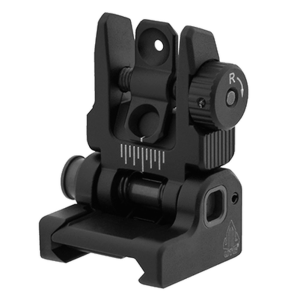UTG ACCU-SYNC Spring-loaded AR15 Flip-Up Rear Sight (MNT-957)