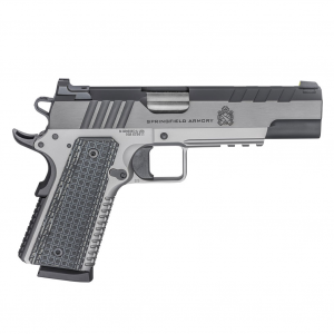 SPRINGFIELD ARMORY 1911 Emissary 45 ACP 5in 2x 8rd Mags Stainless/Blued Pistol (PX9220L)