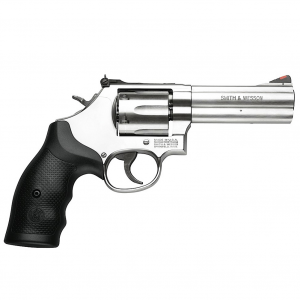 S&W 686 357 Mag,38 Special +P 4in 6rd Satin Stainless Revolver (164222)