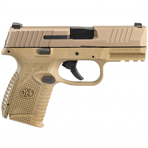 FN AMERICA 509 Compact 9mm 3.7in 2x10rd FDE Pistol (66-100819)
