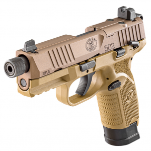 FN AMERICA 502 Tactical 1x15rd/1x10rd FDE Pistol (66-101006)