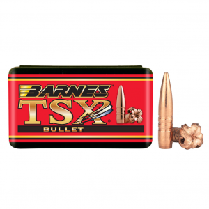 BARNES TSX .30 Caliber .308 Dia 168Gr TSX Boat Tail 50/Box Rifle Bullets (30351)