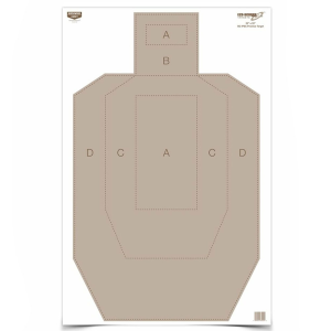 Birchwood Casey BIRCHWOOD CASEY Eze-Scorer 23x35in IPSC Practice Target, 5-Pack (37029) - $7.74 at GritrSports