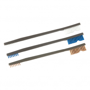 OTIS Nylon,Blue Nylon,Bronze All Purpose Brushes 3 Pack (FG-316-3-NBBZ)