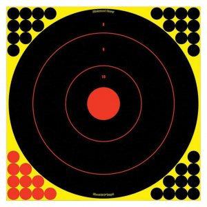 BIRCHWOOD CASEY Shoot-N-C 17.25in Bulls-Eye Targets, 12-Pack (34186)