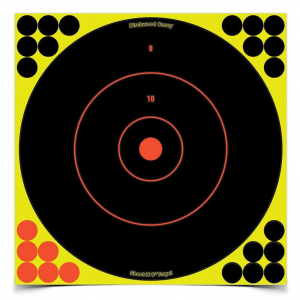 BIRCHWOOD CASEY Shoot-N-C 12in Bulls-Eye Targets, 100-Pack (34070)