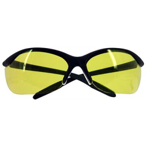 HOWARD LEIGHT Vapor II Uvex Black Frame With Amber Lens Glasses (R-01536)
