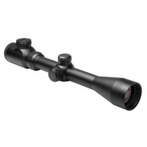 NCSTAR Shooter II Series 3-9x40 1in Black Anodized Riflescope with Dual Illuminated Red/Green Dot Reticle (SEEFB3940G)