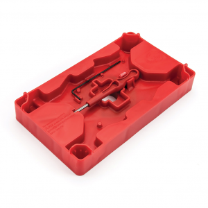 Apex Tactical Specialties Apex Tactical Specialties, Armorer's Tray & Pin Punch, Polymer, Red 104-110