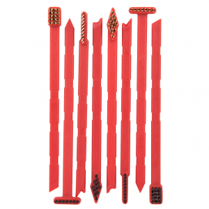 Real Avid Smart Brushes, Brush Set, 8 Super Scrubber Gun Brushes w/Integrated Scrapers AVSB01