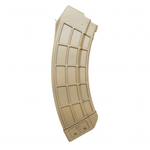 US PALM 7.62x39mm 30rd Flat Dark Earth Magazine with Steel Latch Cage (MA693A)