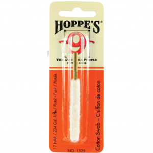 HOPPE'S .17 and .204 Caliber Cotton Cleaning Swab (1325)