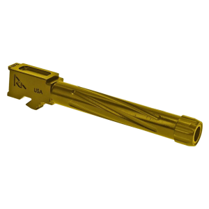 RIVAL ARMS Precision Gold PVD Threaded Drop-In Barrel for Glock 17 Gen 5 (RA20G104E)