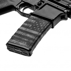 GUNSKINS AR-15 GS America Gray Mag Skin (CU-98059-AR15MS-AMGR)