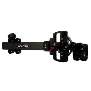 AXCEL ARCHERY AccuTouch Carbon Pro Sight with X-41 1 Pin .019 Scope (ACUT-C119-4GB)