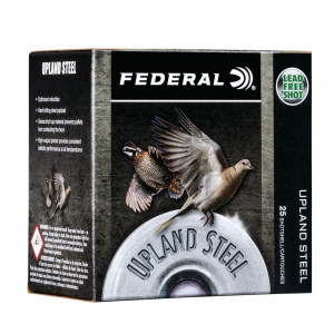 FEDERAL Upland Steel 28Ga 2.75in 5/8oz #6 25rd Box Shot Shells (USH286)
