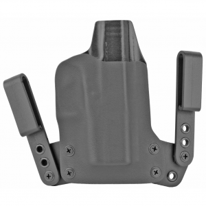 BlackPoint Tactical Mini Wing IWB Holster, Fits Glock 43X, Right Hand, Black Kydex 115947