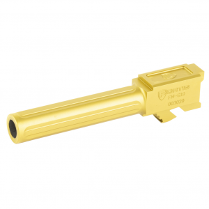 Fortis Manufacturing, Inc. Match Grade Barrel, For Glock, 9MM, 4", Fits Glock 19 Gen 1-5 and 19X, Gold TiN Finish FM-G19-TIN