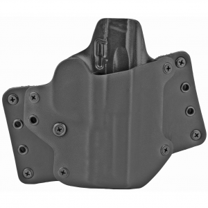 BlackPoint Tactical Leather Wing OWB Holster, Fits S&W M&P 9/40 Compact M2.0 with 4" Barrel, RH, Black 105862