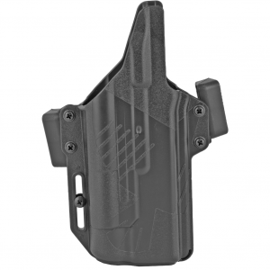 Raven Concealment Systems Perun LC OWB Holster, 1.5", Fits Gen3/4 Glock 17/19 With TLR-1 HL, Ambidextrous, Black, Nylon/Polymer PXG9TLR1HL3/4