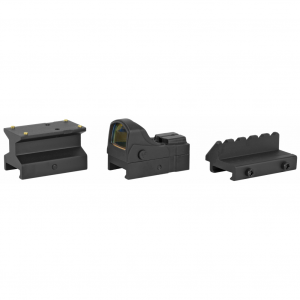 Firefield Impact Mini Reflex Sight Kit, Black, Low Profile/Co-Witness & 45 Degree Mounts, 5 MOA FF26021K