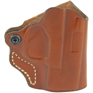DeSantis Gunhide Mini Scabbard Belt Holster, Fits Springfield Hellcat, Right Hand, Tan Leather 019TA9PZ0