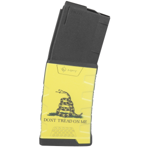 Mission First Tactical Magazine, 223 Remington, 556NATO, Fits AR-15, 30 Rounds, Gadsden Flag EXDPM556D-GF
