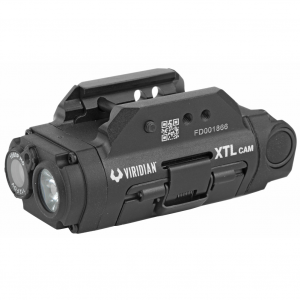 Viridian Weapon Technologies XTL Gen 3 Universal Mount Tactical Light (500 Lumens) and HD Camera, Waterproof, Black Finish 990-0016