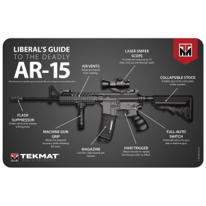 TekMat Liberal's Guide to the AR-15, Cleaning Mat TEK-R17-AR15-MEDIA
