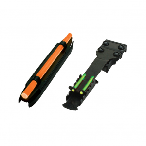 HIVIZ C-Series Magnetic Green-Orange, Rear Green Adjustable Shotgun Sight (C400-1)