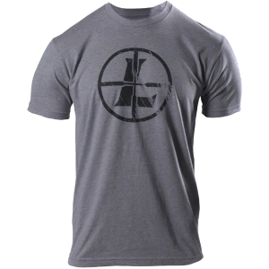 Leupold LEUPOLD Distressed Reticle Graphite Heather M Tee (177620) - $15.99 at GritrSports