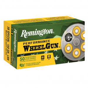 REMINGTON Performance Wheelgun 38 Spl 158gr Lead Round Nose 50rd Cartridges (22281)