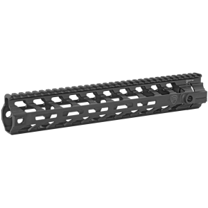 Fortis Manufacturing, Inc. Rev II, 12.4" Free Float Handguard, Mlok, Fits AR-15, Black REV-II-12-ML
