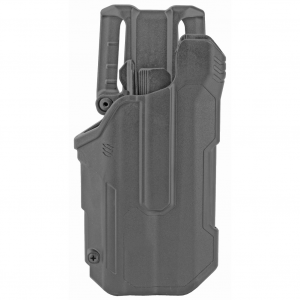 BLACKHAWK T-Series L2D, Duty Holster, Right Hand, Black Finish, Fits Sig P320/P250 With TLR1/TLR2 44N261BKR