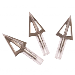 G5 OUTDOORS Montec 100 Grain Crossbow Fixed Broadheads, 3-Pack (611)