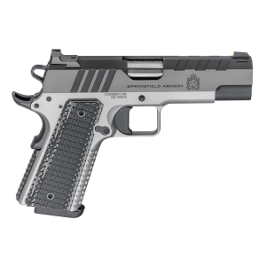 Springfield Armory SPRINGFIELD ARMORY 1911 Emissary 9mm 4.25in G10 Grip 9+1rd Blued /Stainless Pistol (PX9217L) - $925.99 at GritrSports