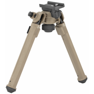 Magpul Magpul Industries Adjustable Bipod, w/ Quick Detach Mount, Sling Stud, Flat Dark Earth MAG1075-FDE - $106.99 at GritrSports