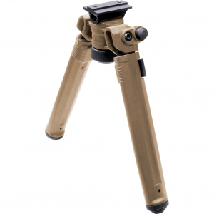 Magpul Industries Bipod, Hard Anodized 6061 T-6 Aluminum, Fits A.R.M.S And 17S Style Rails, 6.3"-10.3" Length, Weight 11oz, Flat Dark Earth MAG951-FDE