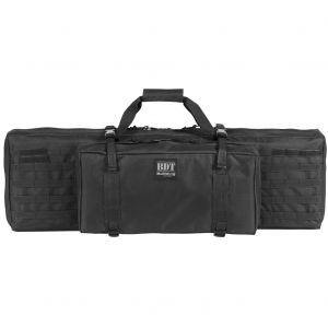 Bulldog Cases Standard Tactical Rifle Case, Fits Single Rifle, 38" Soft Case, Shoulder Strap, Large Front Pocket, Black BDT30-38B