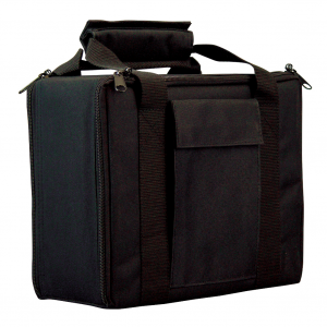 Bulldog Cases Hard-Sided Nylon Quad Pistol Case, 9"X6"X11", Black BD522