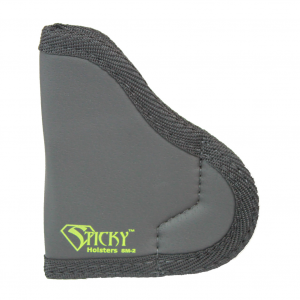 Sticky Holsters Pocket Holster, Fits Pocket .380s-Small Handguns, For Automatics Up to 2.75" Barrel, Ambidextrous, Ruger LCP, Remington RM380, DB380, S&W Bodyguard 380, Taurus 738 TCP 380, Sig P238, Black Finish SM-2