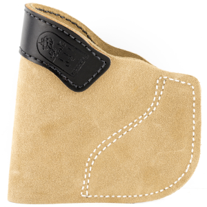 DeSantis Gunhide Pocket-Tuk Pocket Holster, Fits J-Frame 2.25", Bodyguard .38, Ruger LCR, Right Hand, Tan Leather 111NA02Z0