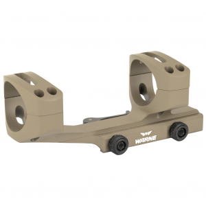 Warne Scope Mounts Quick Detach Cantilever Mount, 34mm, Fits AR Rifles, Extended Skeletonized, Dark Earth Finish QDXSKEL34DE