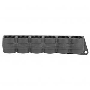 Mesa Tactical SureShell Carrier, 6-Shell Side Saddle, Fits Mossberg 500, 12 Gauge, On-gun shotshell carriers, Black Finish 94750
