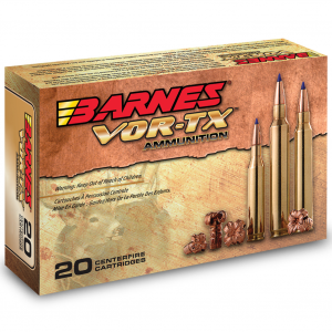 BARNES VOR-TX 243 Win 80Gr Tipped Triple Shock X 20rd Box Ammo (BB243W1)