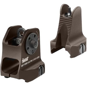 Daniel Defense DANIEL DEFENSE Brown Fixed Front and Rear Sight Combo Set (19-088-09116-011) - $173.00 at GritrSports