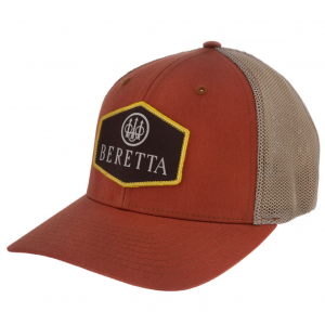 BERETTA Tkad Flexfit Dark Orange/Khaki Trucker Hat (BC026T16750414)
