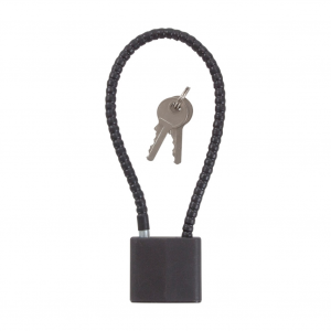 ALLEN COMPANY CABLE LOCK, 9IN, BLACK (15413)