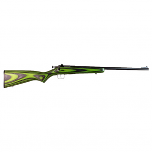 KEYSTONE SPORTING ARMS Crickett Gen 2 Youth 22LR 16.125in 1rd Blued/Green-Black Laminate Bolt Action Rifle (KSA2231)